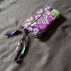 Vera Bradley Plum Crazy Wristlet & Wallet